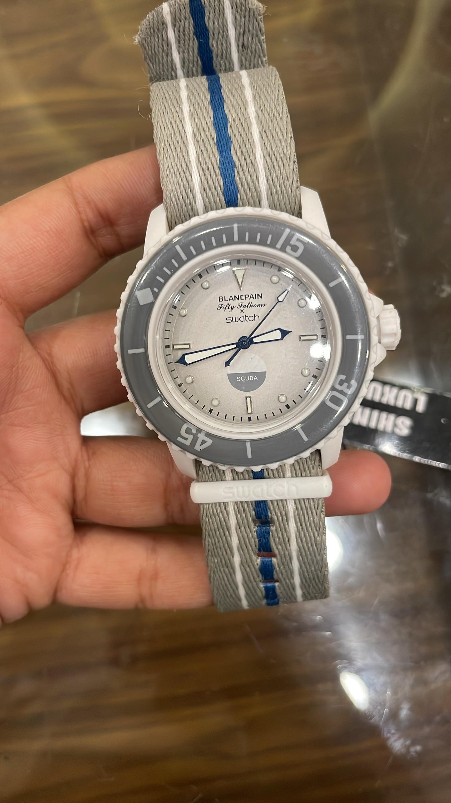 Men watch