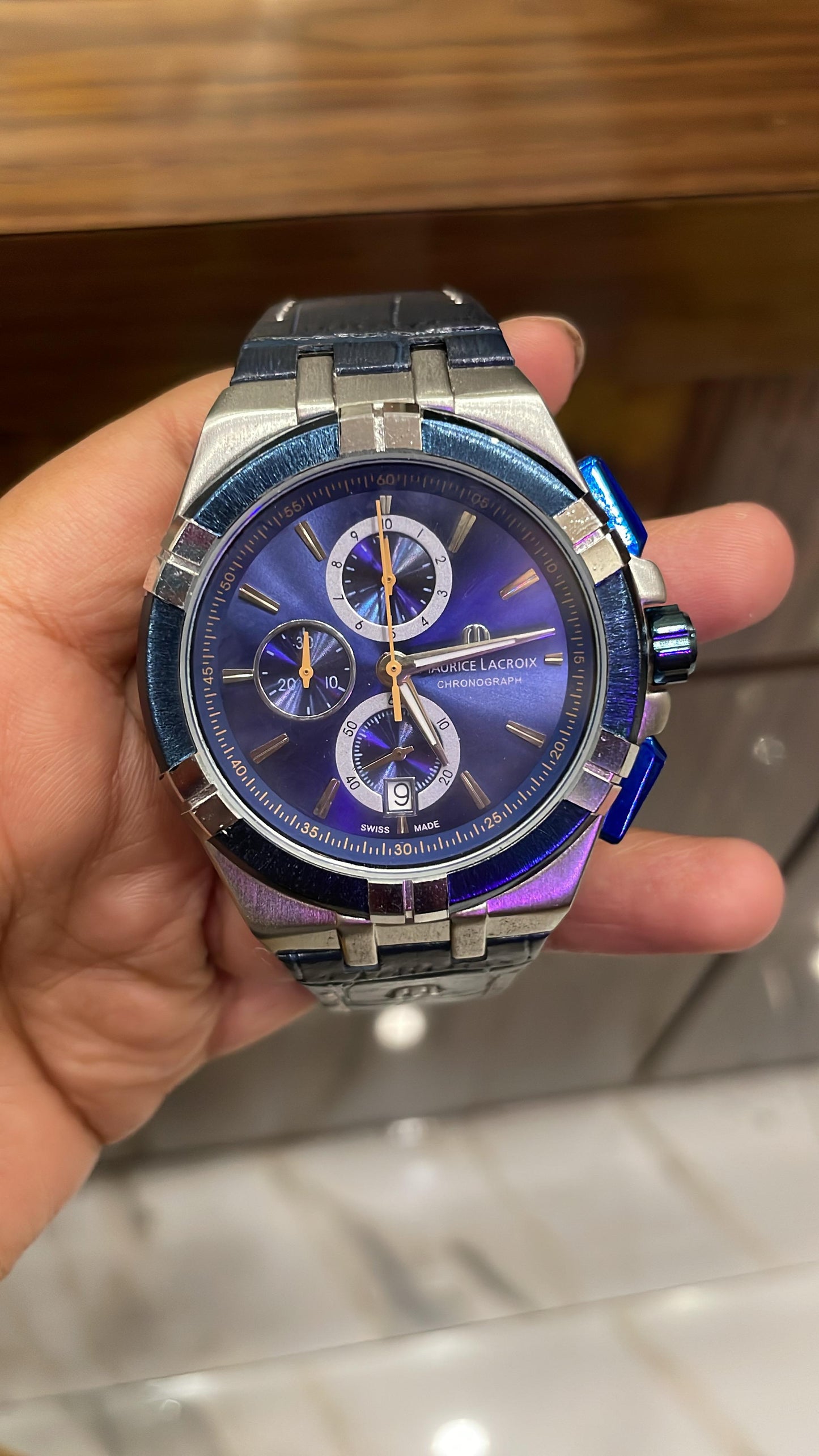 Men watch