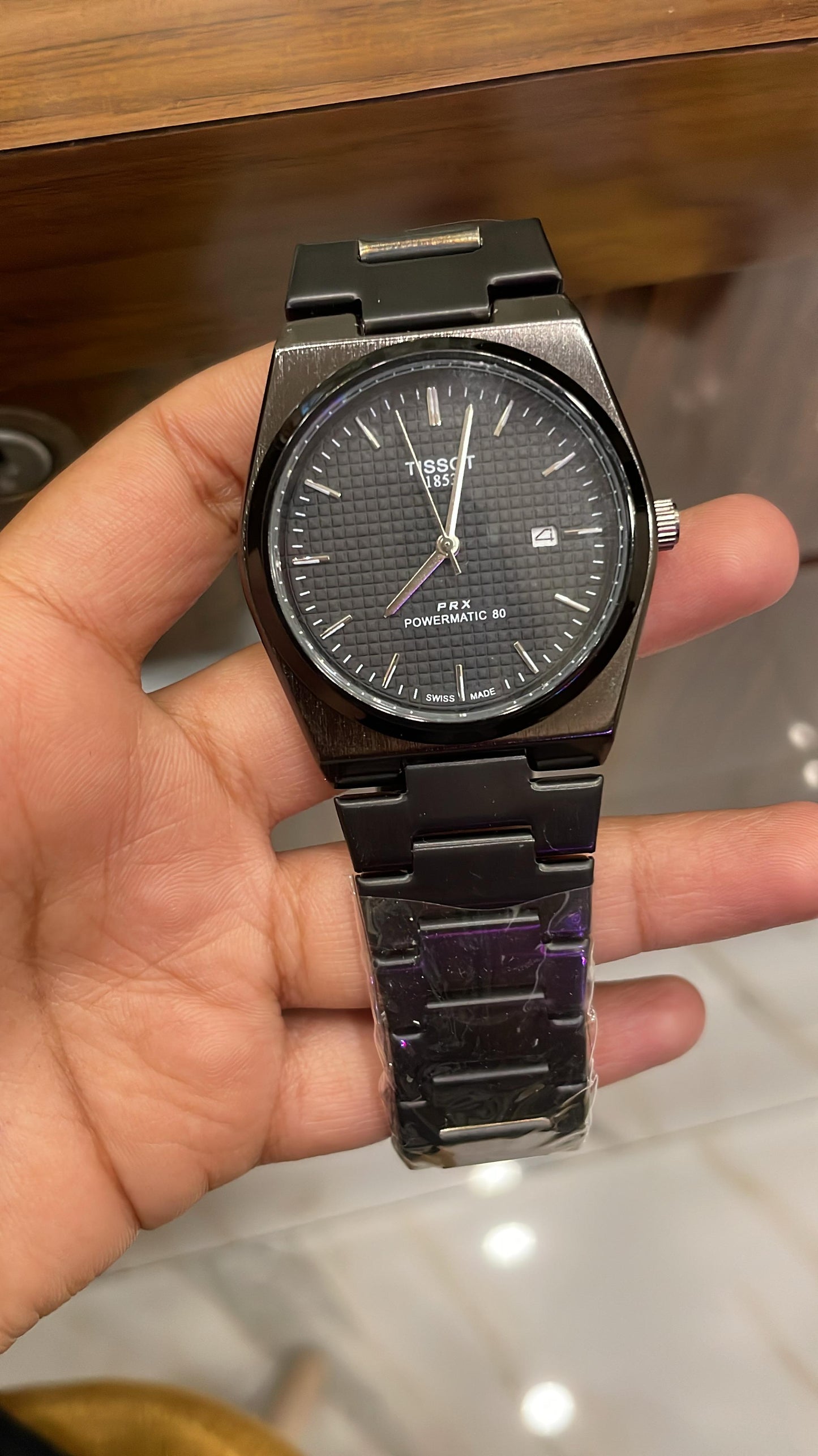 Men watch