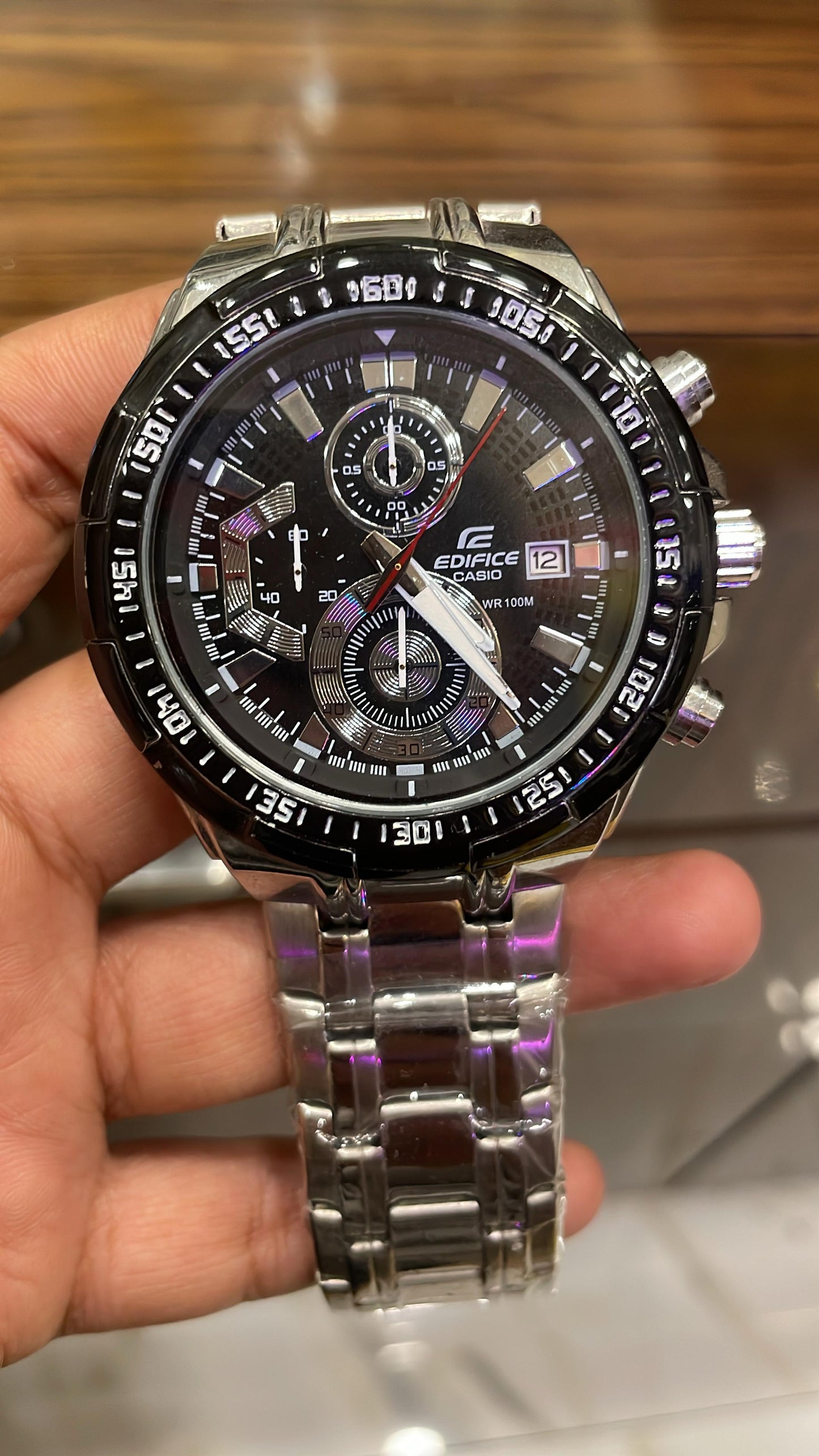 Men watch