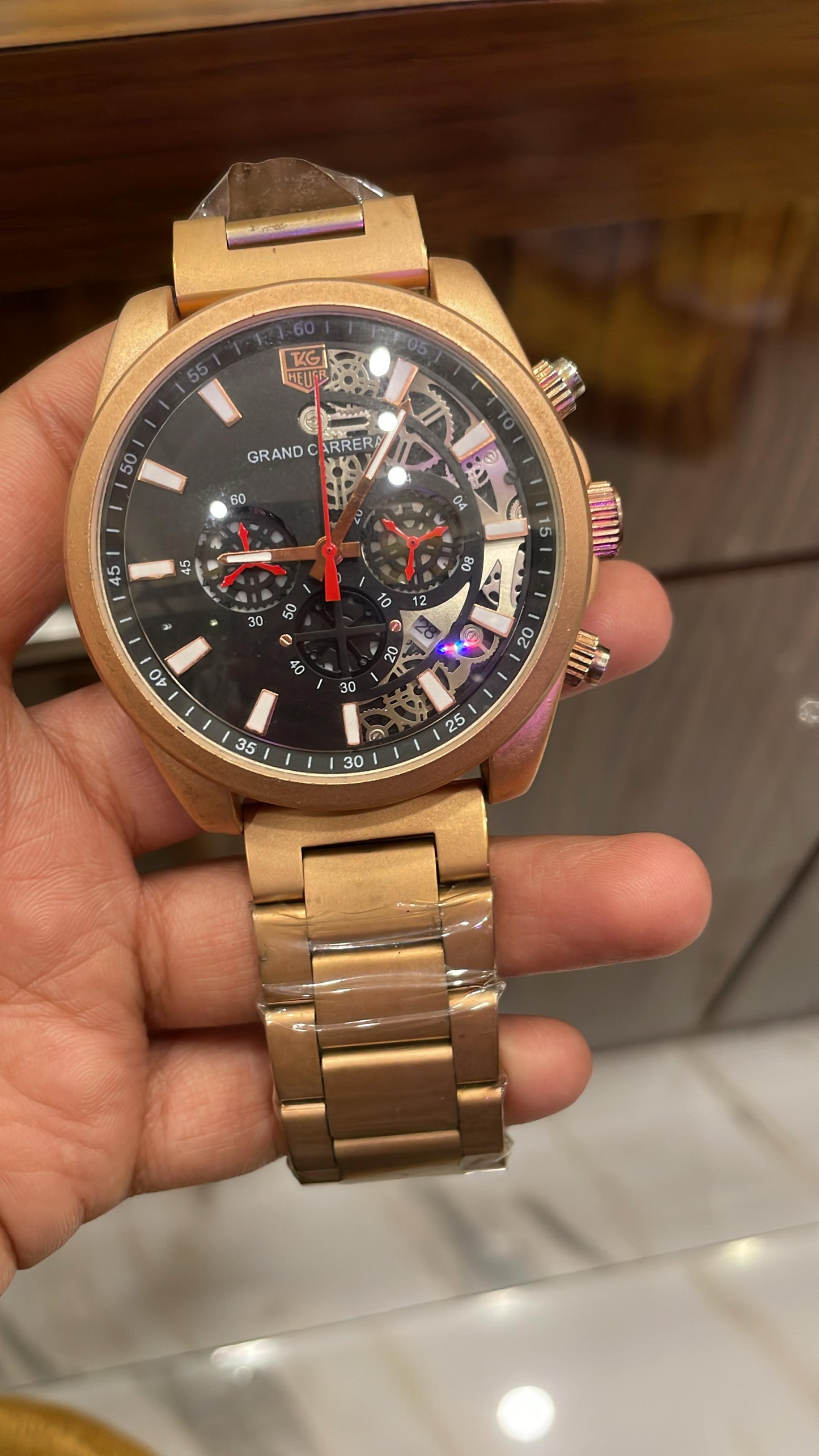 Men watch