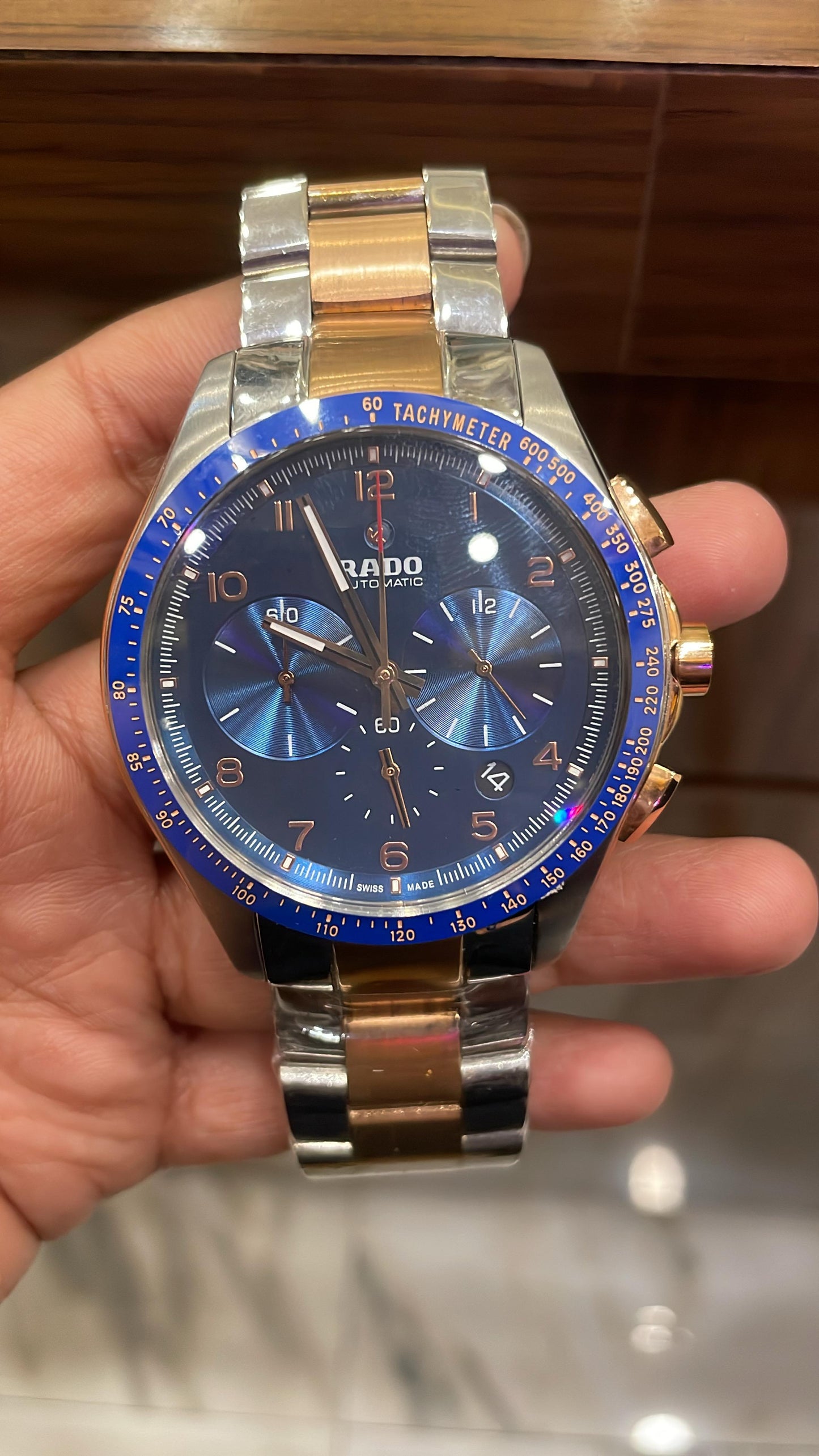 Men watch