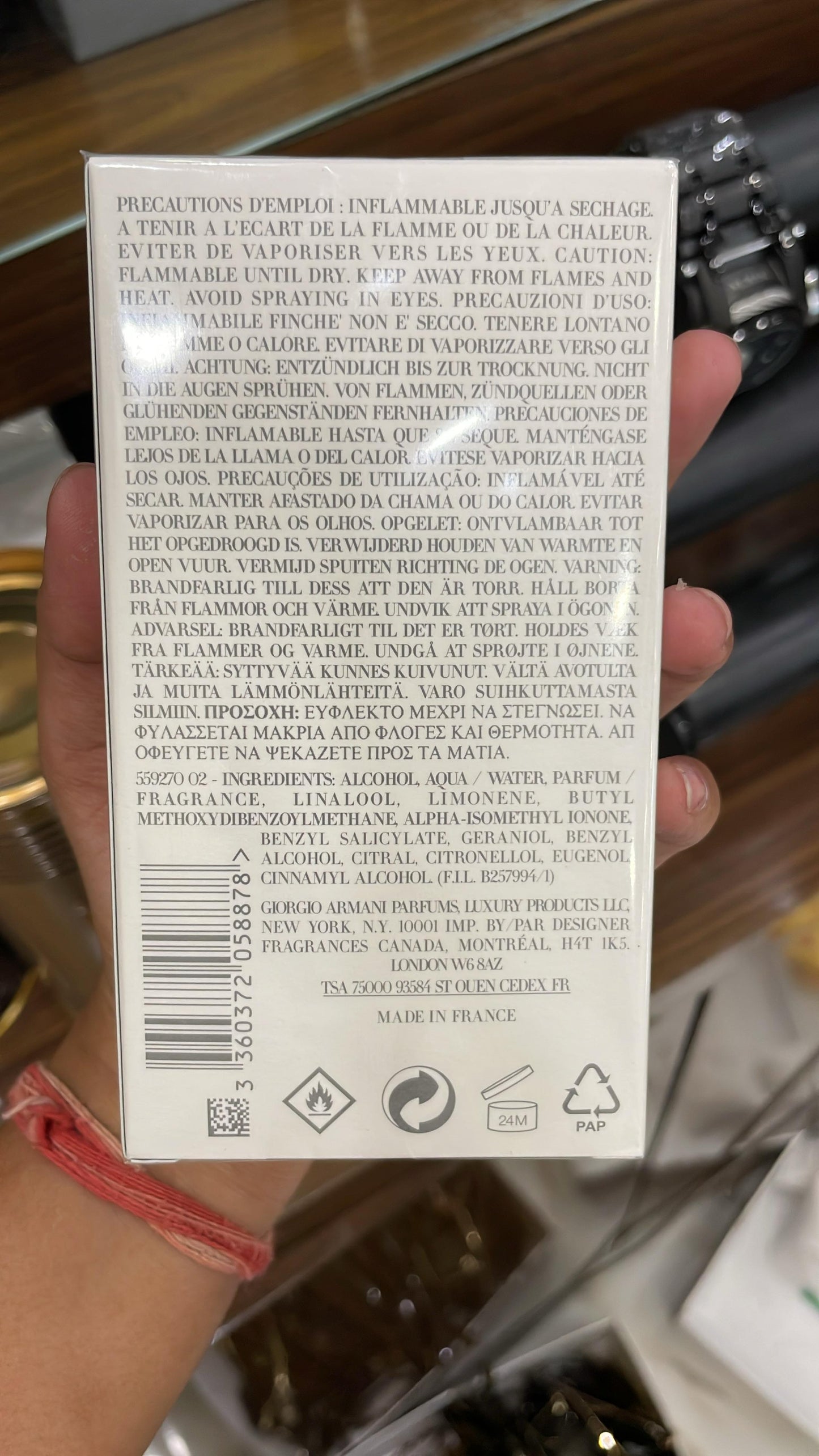 Eau de toilette