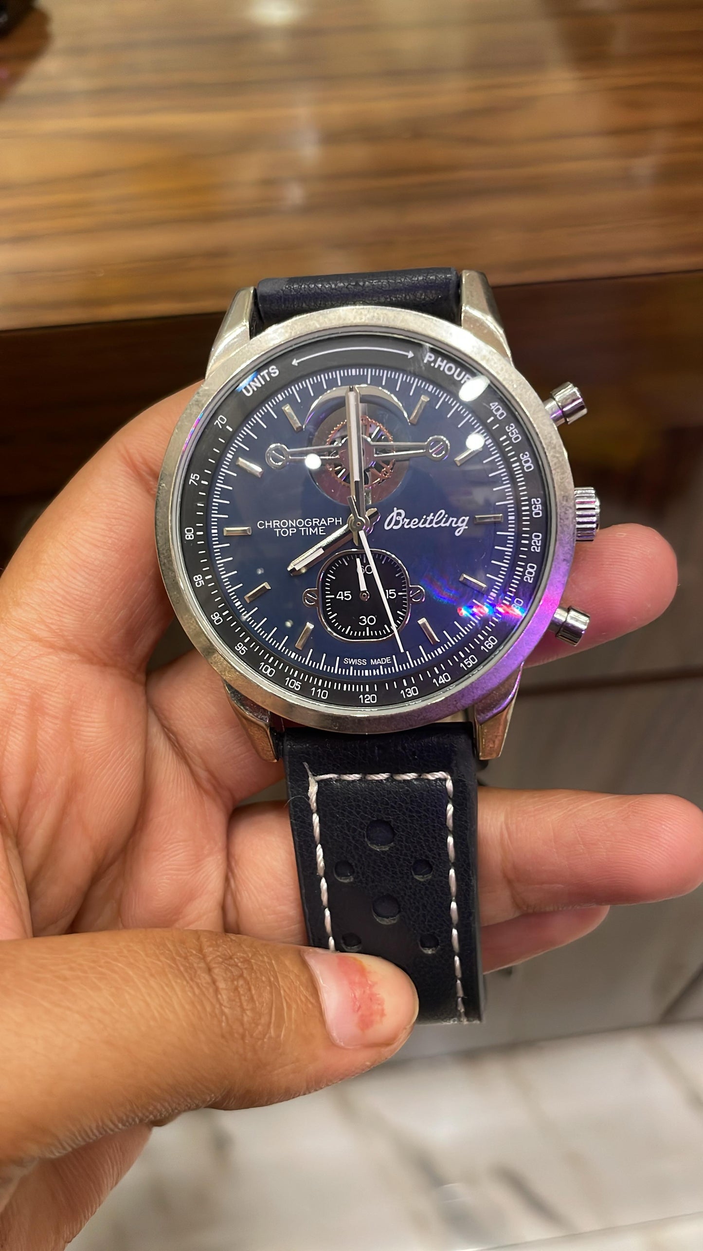 Men watch