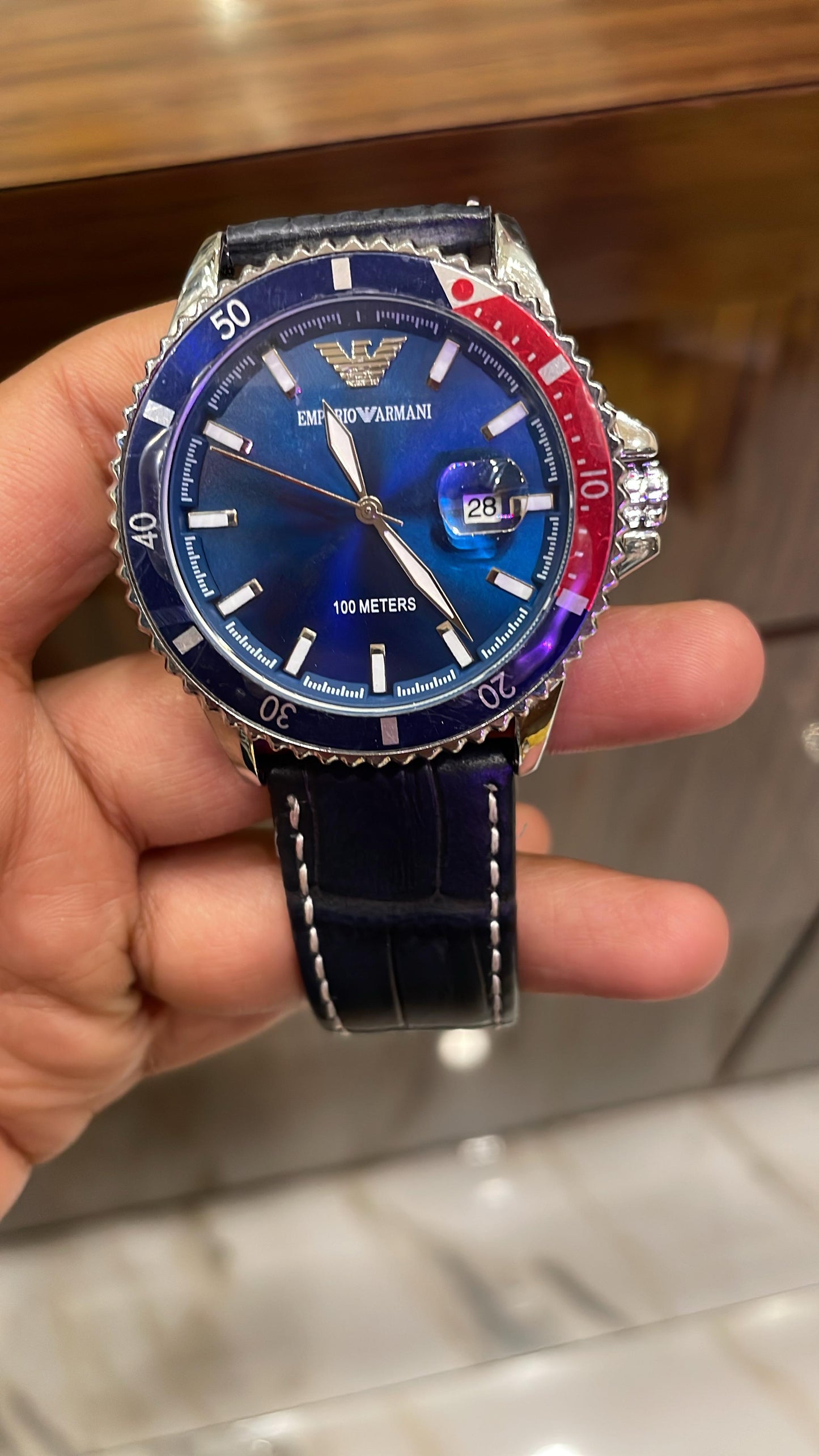 Men watch